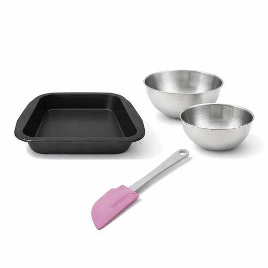 Set de 4 ustensiles de pâtisserie moule à gâteaux bols et spatule Spécial créative Spécial créative Zenker Spécial créative
