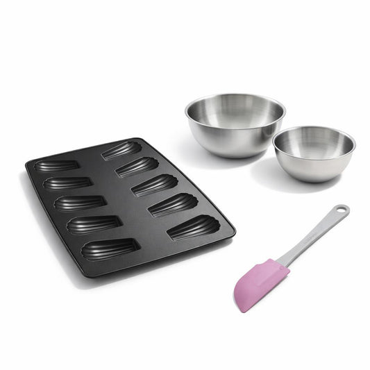 Set de 4 ustensiles de pâtisserie moule à gâteaux bols et spatule Spécial crountries Spécial crountries Zenker Spécial crountries