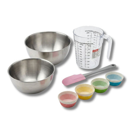 Set de 104 ustensiles de pâtisserie moules à gâteaux bol spatule et verre doseur Zenker Smart Pastry