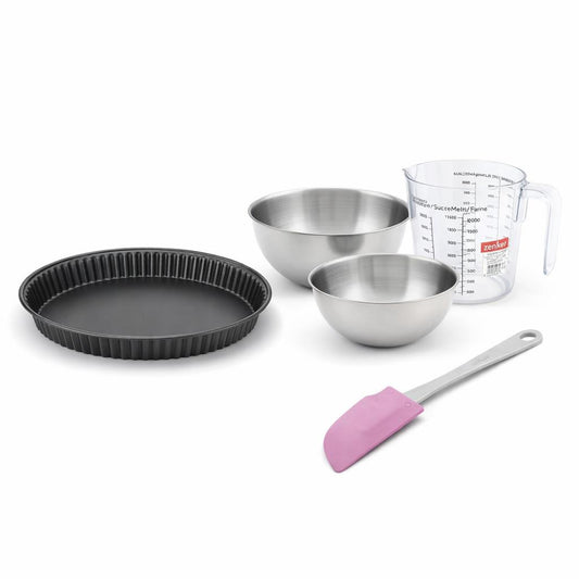 Set de 5 ustensiles de pâtisserie moule à gâteaux bol spatule et verre doseur Spécial crountries Spécial crountries Zenker Spécial crountries