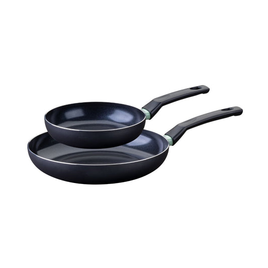 Set de 2 poêles antiadhésives céramique 20 et 28 cm Fackelmann Brandao