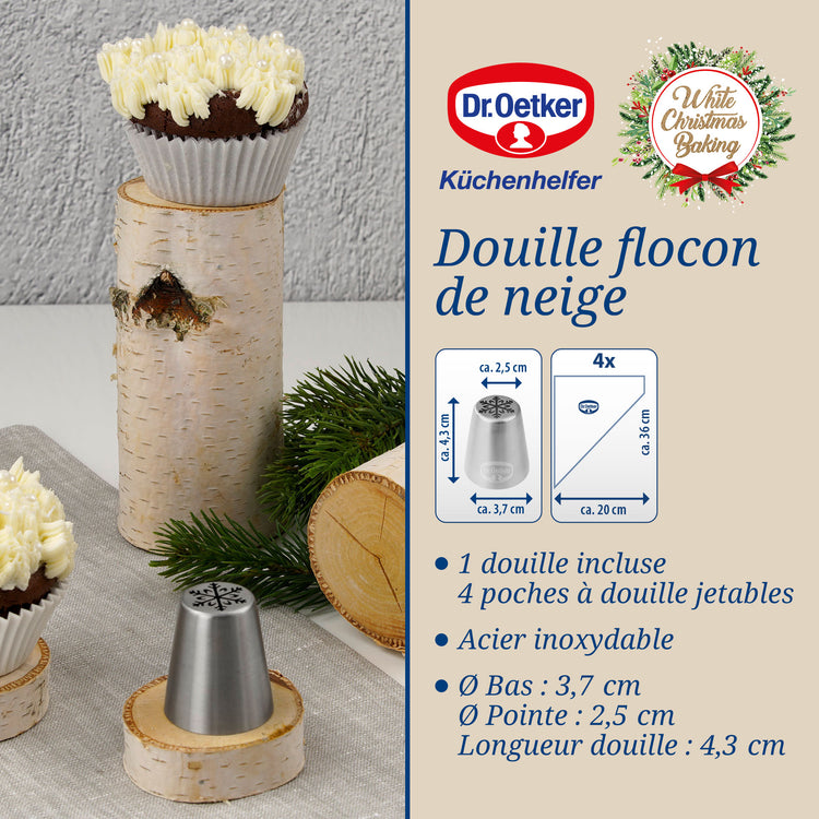 Set de 2 poches à douille en plastique Dr Oetker Baker Edition
