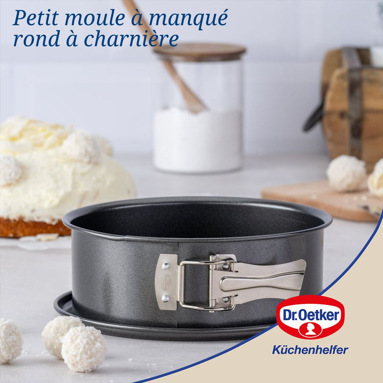 Lot de 2 moules à gâteaux 18/18 cm en acier Dr oetker Tradition