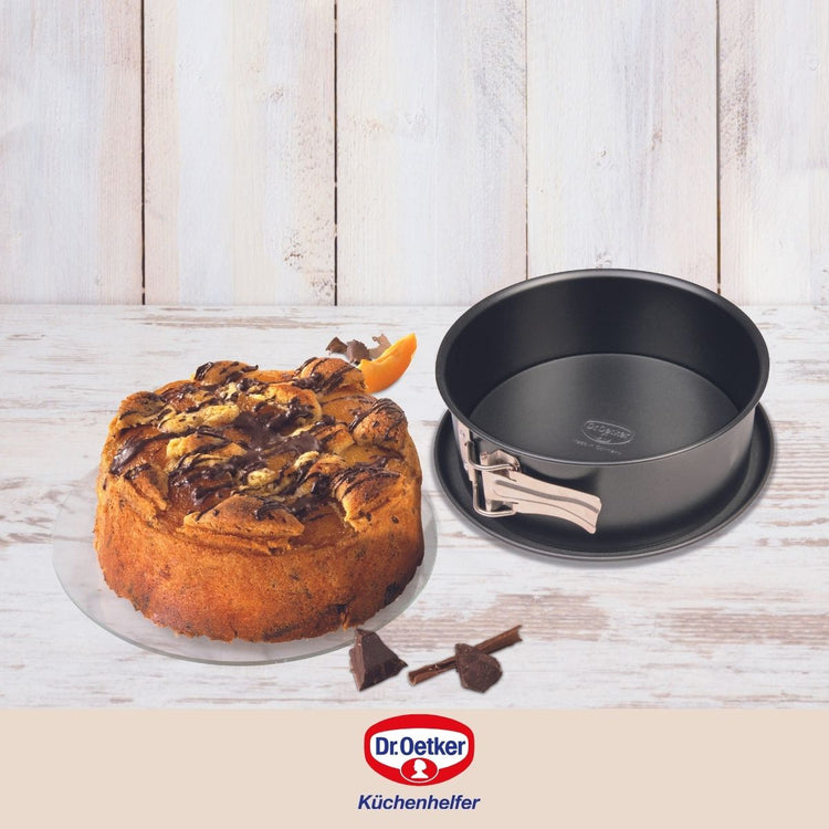 Lot de 2 moules à manqué 18/6 cm en acier Dr oetker Tradition