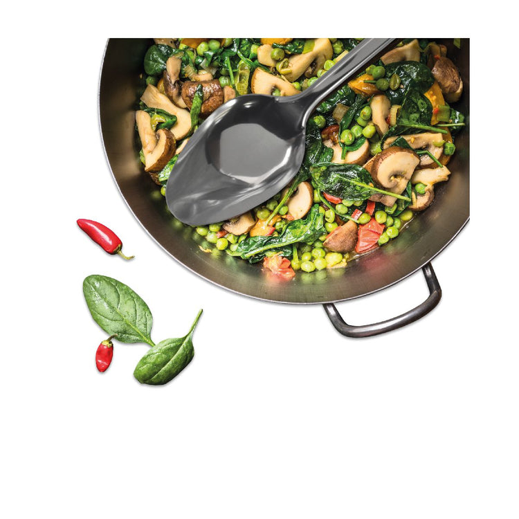 Set de 2 ustensiles de cuisine cuillère de service et cuillère de cuisine Fackelmann Elemental