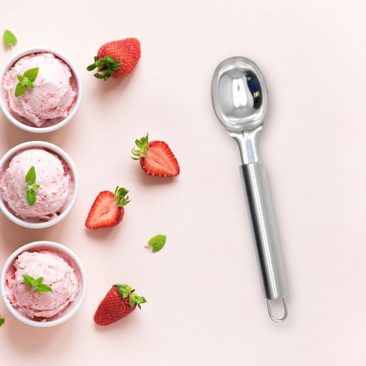 Set de 2 cuillères à glace inox Fackelmann Elemental