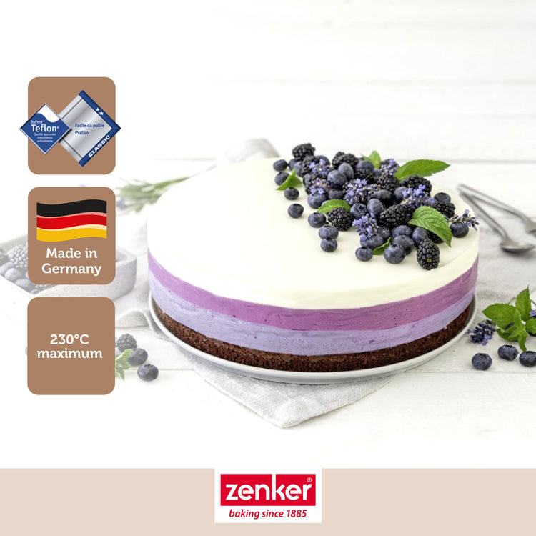 Lot de 2 moules à gâteaux 28/28 cm en acier Zenker Energy