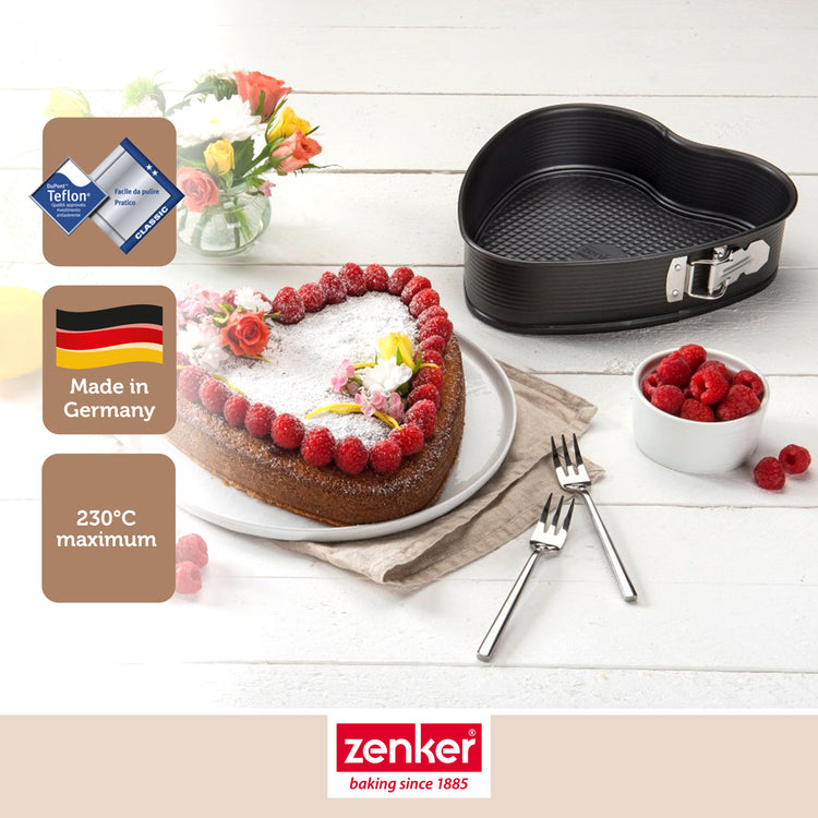 Lot de 2 moules à gâteaux 27/25 cm en acier Spécial créative Spécial créative Zenker Spécial créative