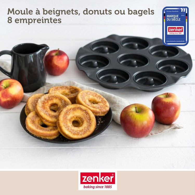 Lot de 2 moules à gâteaux 33/33 cm en acier Black metallic Black mettallic Zenker Black mettallic