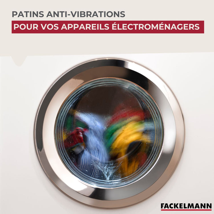 Set de 4 Patins Anti-Vibration Fackelmann Basic