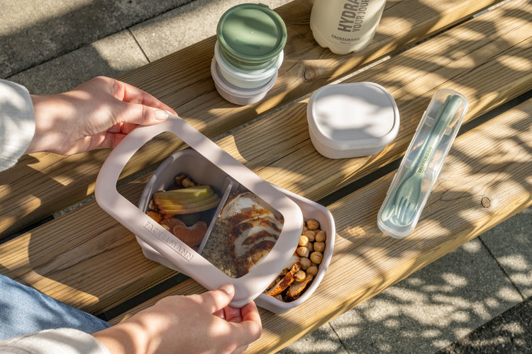 Lunchbox Beige à compartiment réglable 1 litre sans BPA Fackelmann Storage