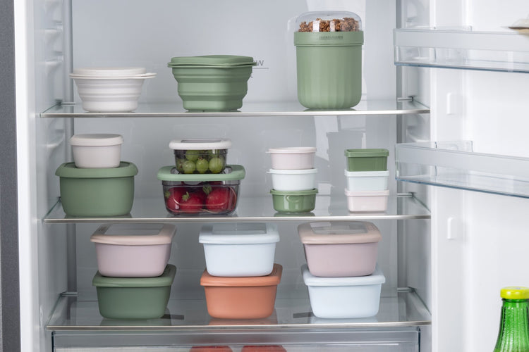 Boite à Snacks Pliable en Silicone Vert Fackelmann Storage