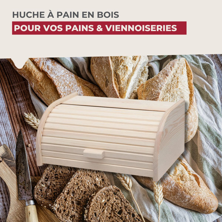 Huche à pain en bois Fackelmann Boissellerie