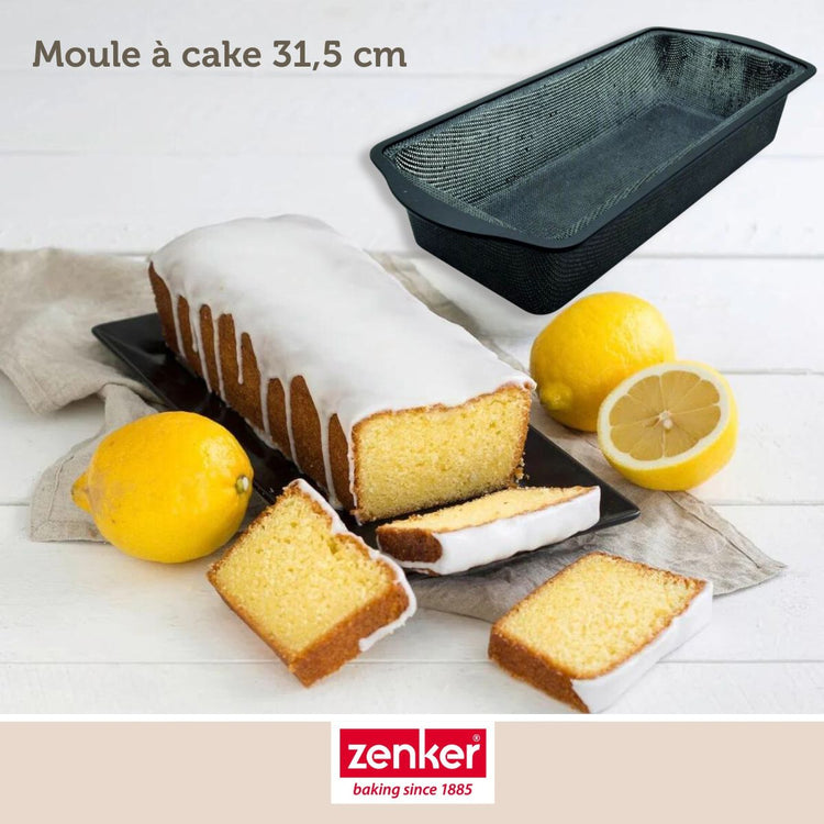 Moule à cake 31,5 cm Zenker Silicone fibre de verre