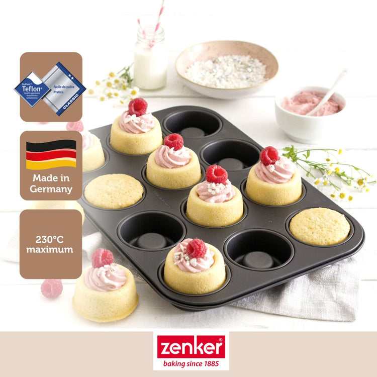 Set de 4 ustensiles de pâtisserie moule à gâteaux bols et spatule Spécial créative Spécial créative Zenker Spécial créative