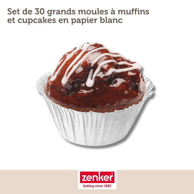 Set de 34 ustensiles de pâtisserie 30 moules à gâteaux 2 bols spatule et verre doseur Zenker Smart Pastry