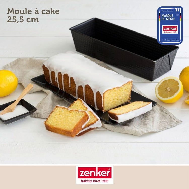 Set de 5 ustensiles de pâtisserie moule à gâteaux bols à mixer spatule en silicone et verre mesureur Black metallic Black mettallic Zenker Black mettallic