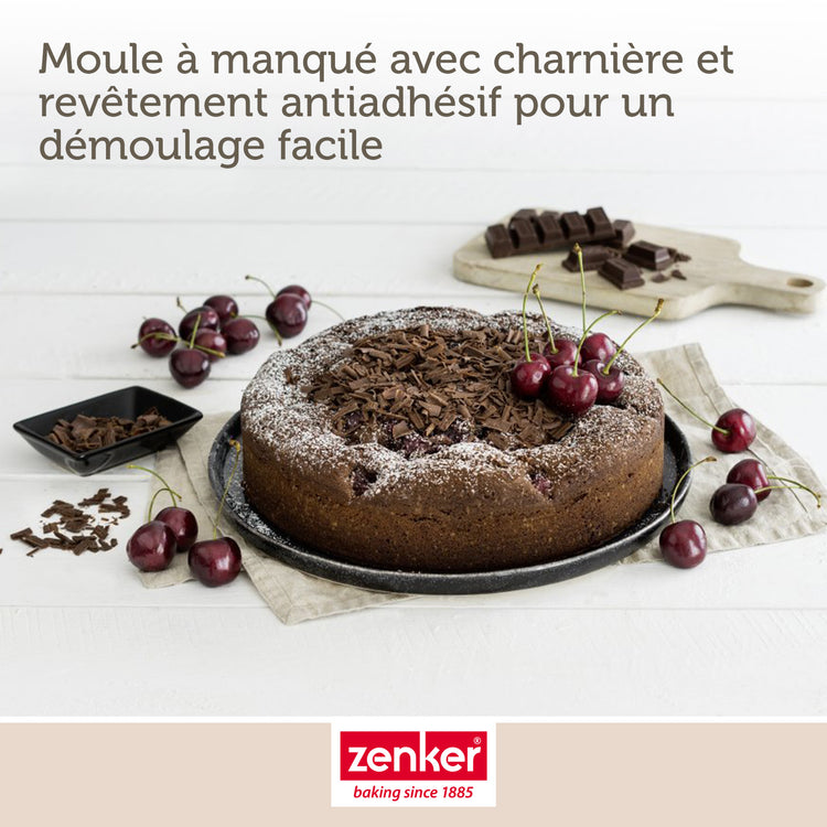 Ensemble de 2 Moules à manqué à charnière 24 cm Zenker Black Metallic