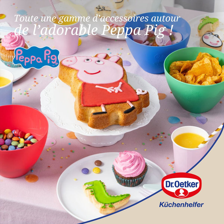 Moule mini cakes silicone Dr. Oetker Peppa Pig