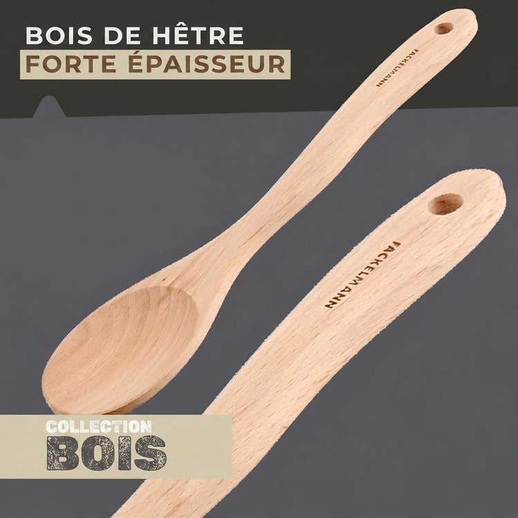 Cuillère de cuisine en bois FSC Fackelmann Eco Friendly