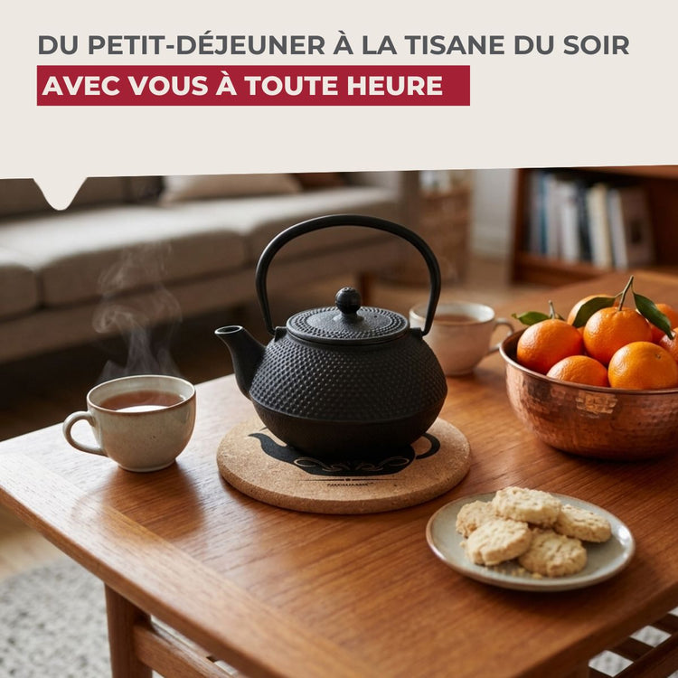 Dessous de plat pour théière en liège Fackelmann