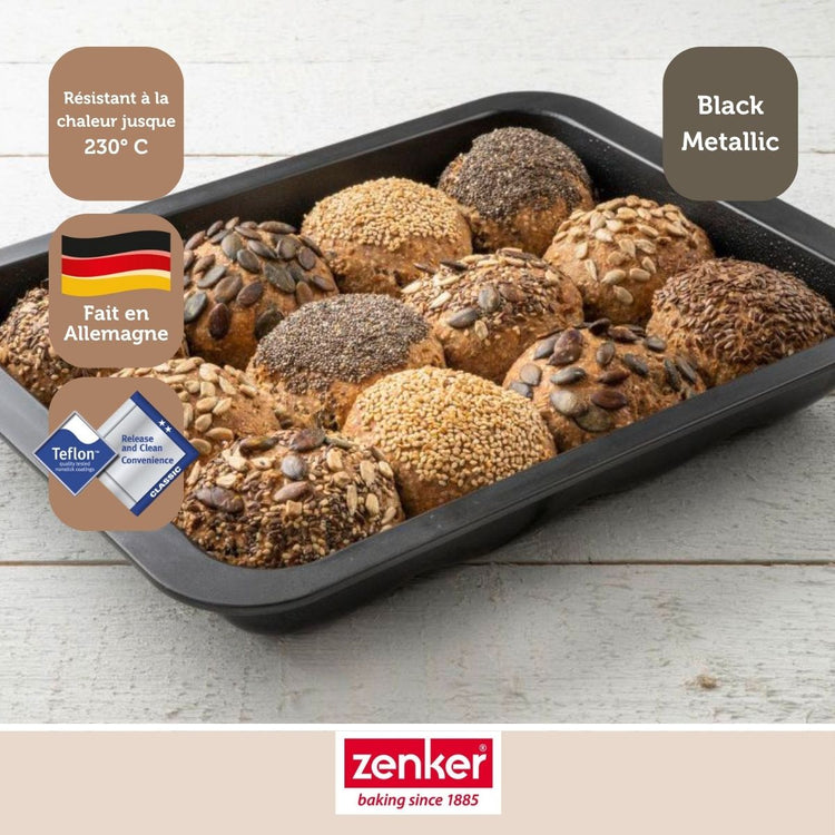 Moule à muffins 6 empreintes Zenker Black Metallic