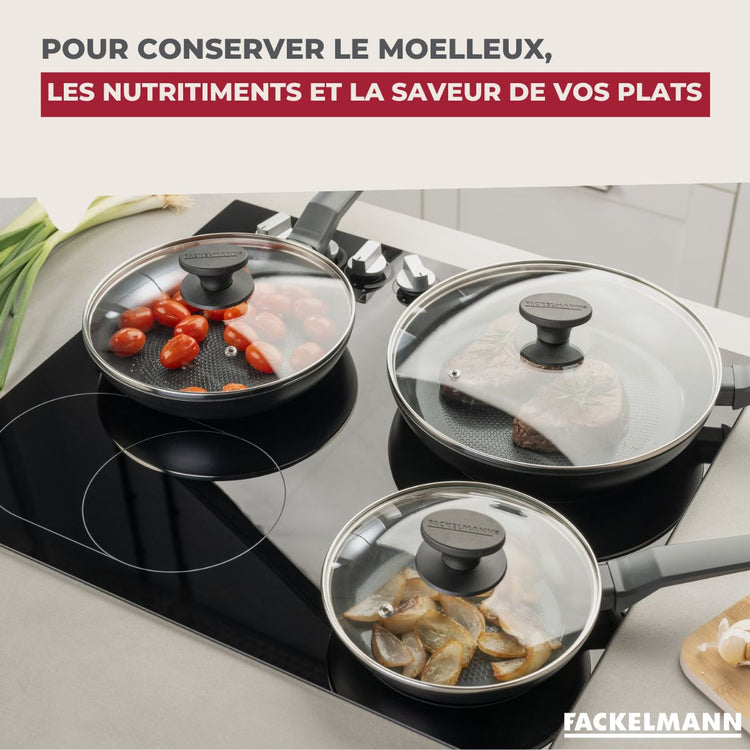 Couvercle de cuisson en verre 20 cm Fackelmann