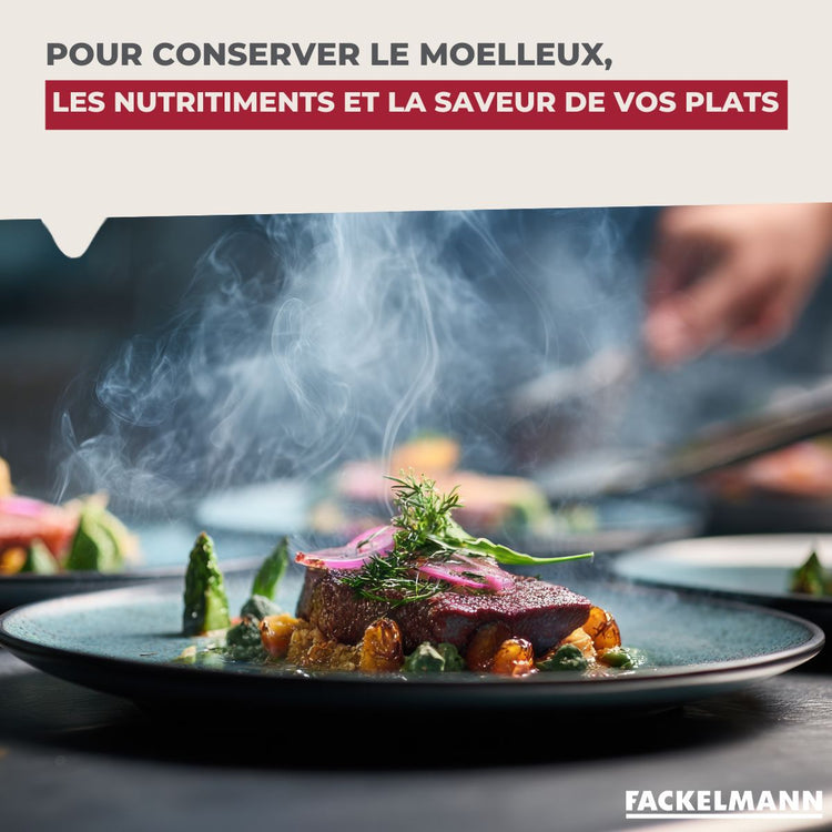 Set de 2 couvercles de cuisson 16/20 cm et 24/28 cm en verre et silicone Fackelmann Divers