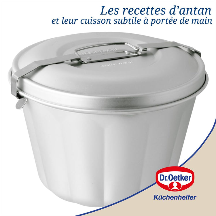 Lot de 2 moules à gâteaux 21/21 cm en aluminium Dr Oetker Back Freude