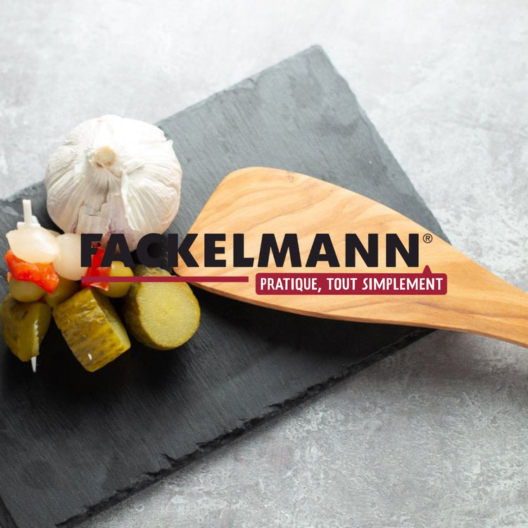 Ensemble de 2 Spatules de cuisine 30 cm Fackelmann Édition Bois d'olivier