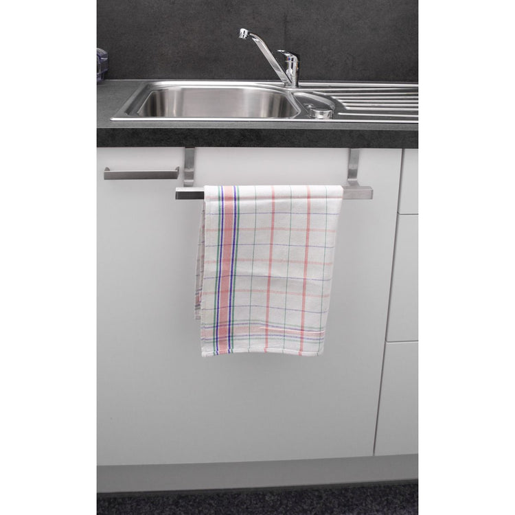 Ensemble de 2 porte-serviettes et torchons extensible inox Fackelmann Tecno