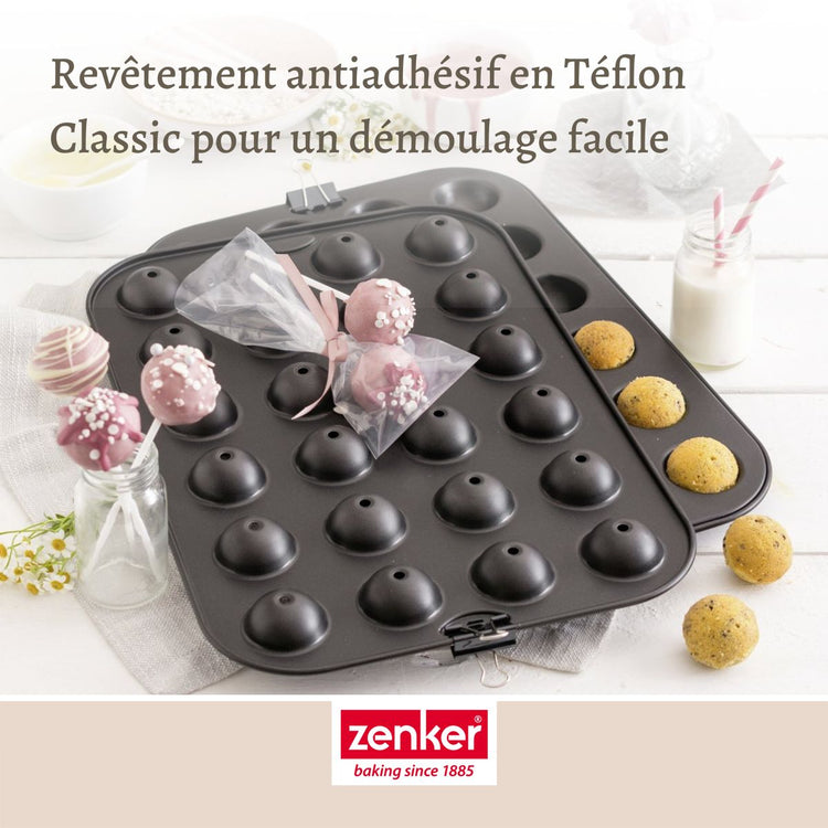 Lot de 2 moules à gâteaux 38,5/26,5 cm en acier Spécial créative Spécial créative Zenker Spécial créative