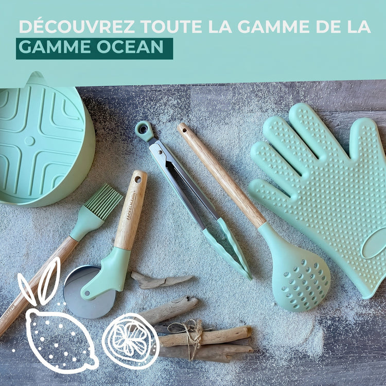 Pinceau de cuisine et pâtisserie en poils silicone Fackelmann OCEAN