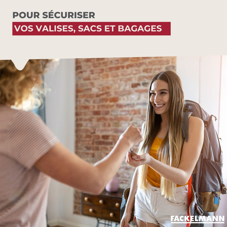 Cadenas câble à code à 3 chiffres Fackelmann Tecno