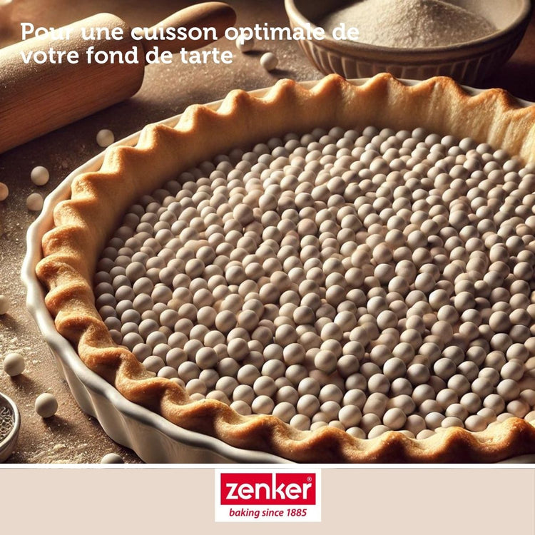Billes de cuisson pour pâte sablée, pot de 600 grammes Zenker