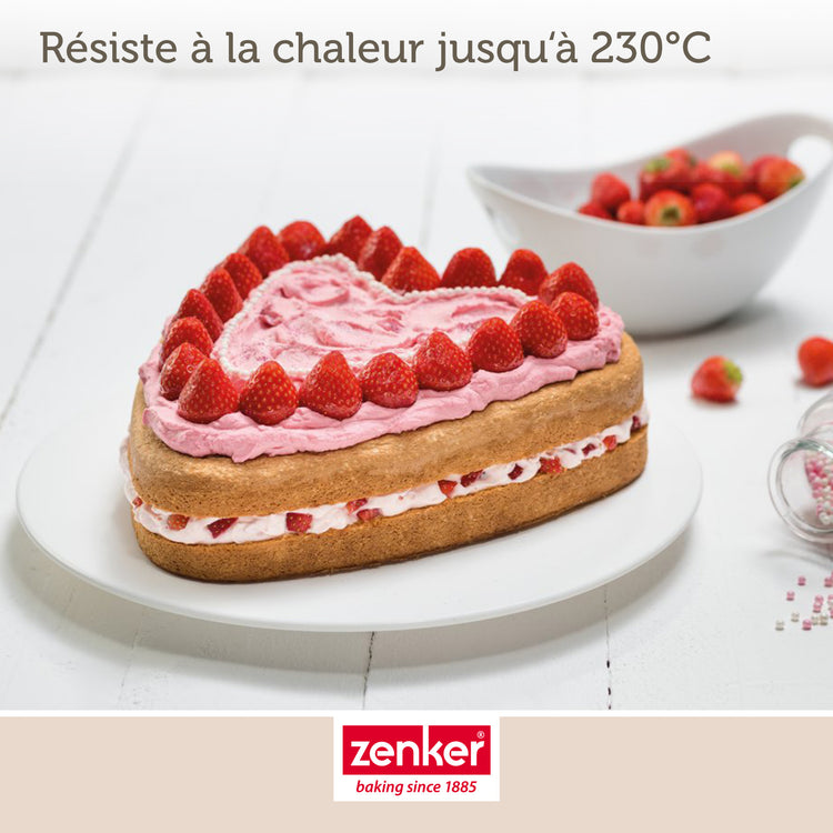 Moule à gâteau coeur avec charnière 27 x 25 cm Zenker Special Creative