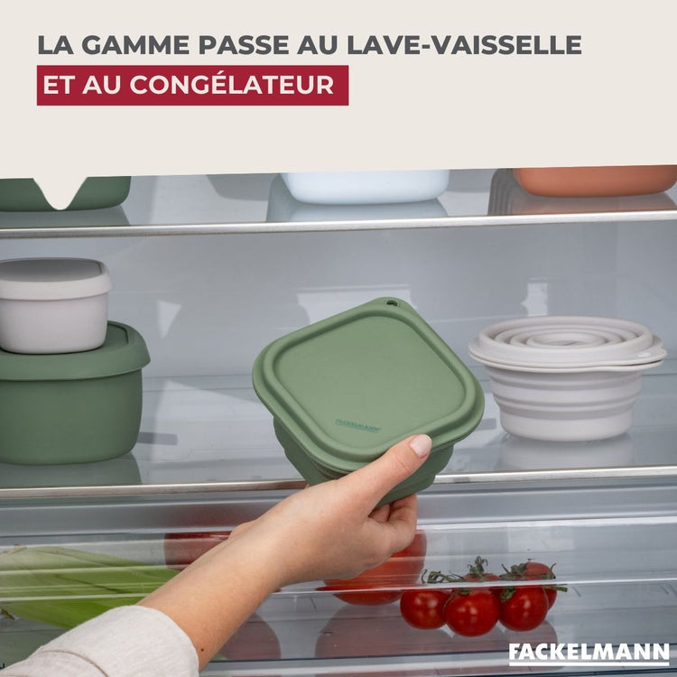 Lot de 2 boîtes hermétiques 13 cl avec 3 boîtes hermétiques Fackelmann Storage