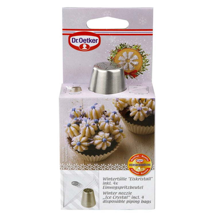 Set de 2 poche à douilles professionnelle inox Dr oetker Noël