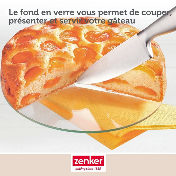 Lot de 2 moules à gâteaux 26/26 cm en acier Zenker Energy