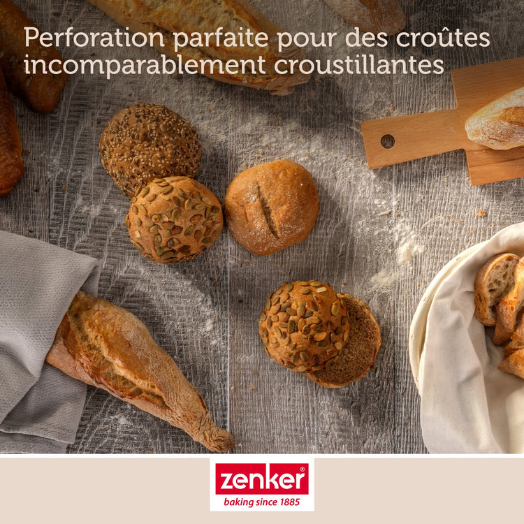 Moule à petits pains individuels ronds 6 empreintes Zenker Mojave Gold