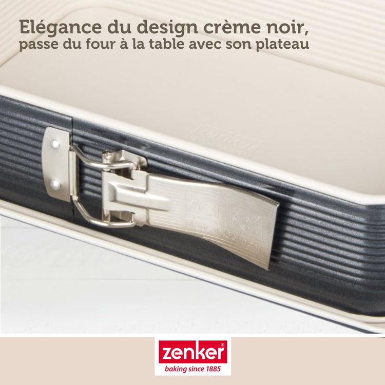 Moule à manqué à charnière Zenker Crème noir 27 cm