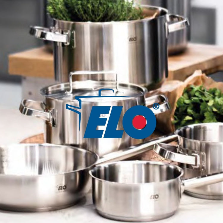 Casserole en inox 16 cm d'1 litre Elo Profi Cuisine