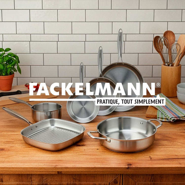 Casserole 16 cm en inox 18/10 Triply Fackelmann Vita3