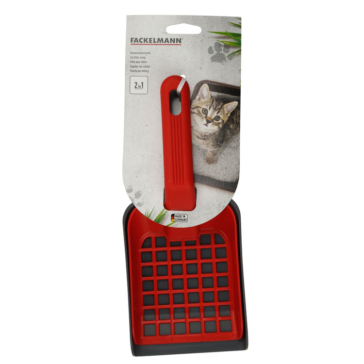 Lot de 2 pelles à litière pour chat Fackelmann - Coloris aléatoire