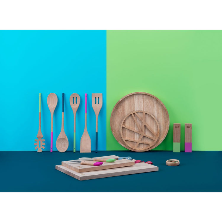 Planche à découper en bois rectangulaire 35 x 25 cm Tasty Green