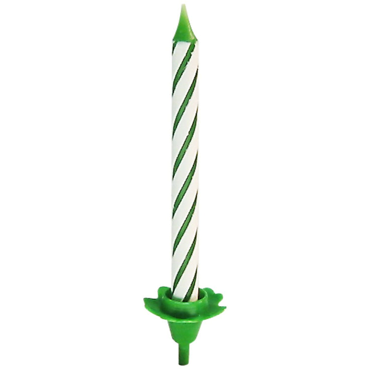 2 Lots de 24 bougies d'anniversaire et 12 bobèches Fackelmann Rio Party