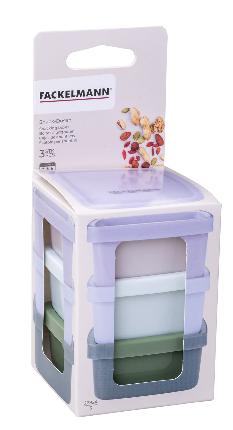 Set de 3 boîtes carrées à sauce ou épices Fackelmann Storage