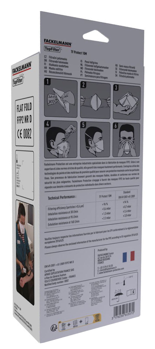 Boite de 30 Masques FFP2 NR D TF Protect Masque