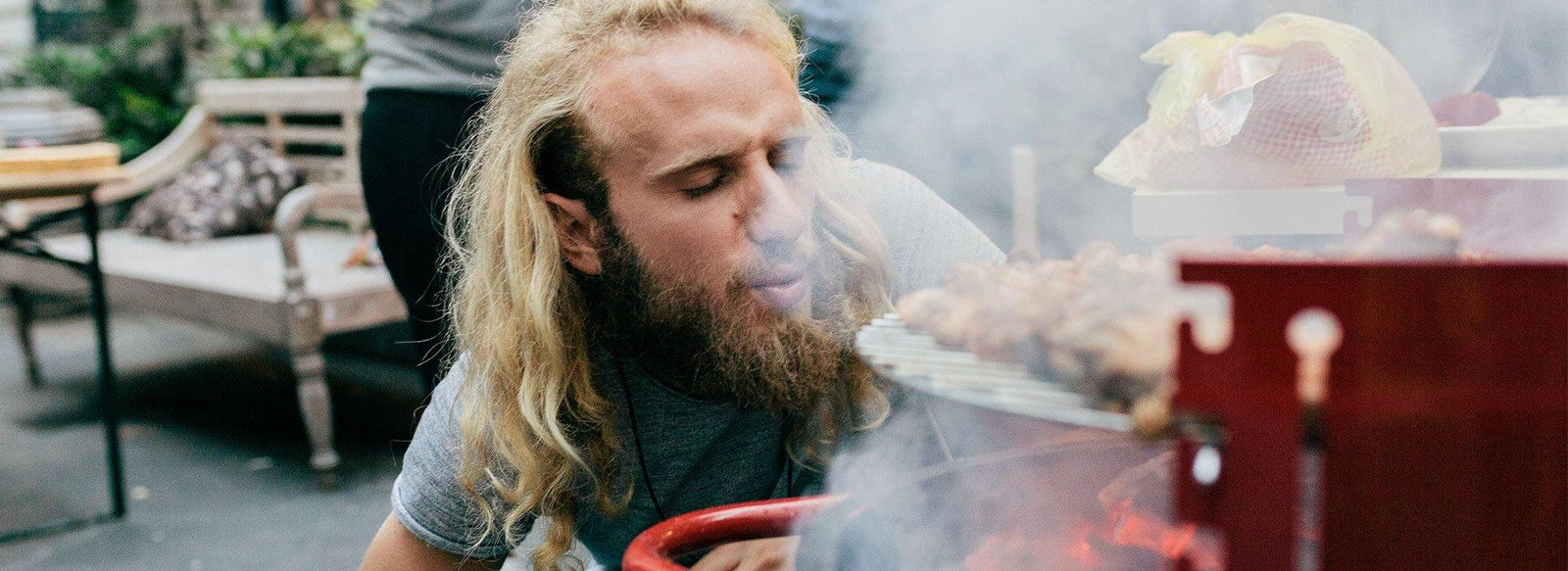 Autour du barbecue