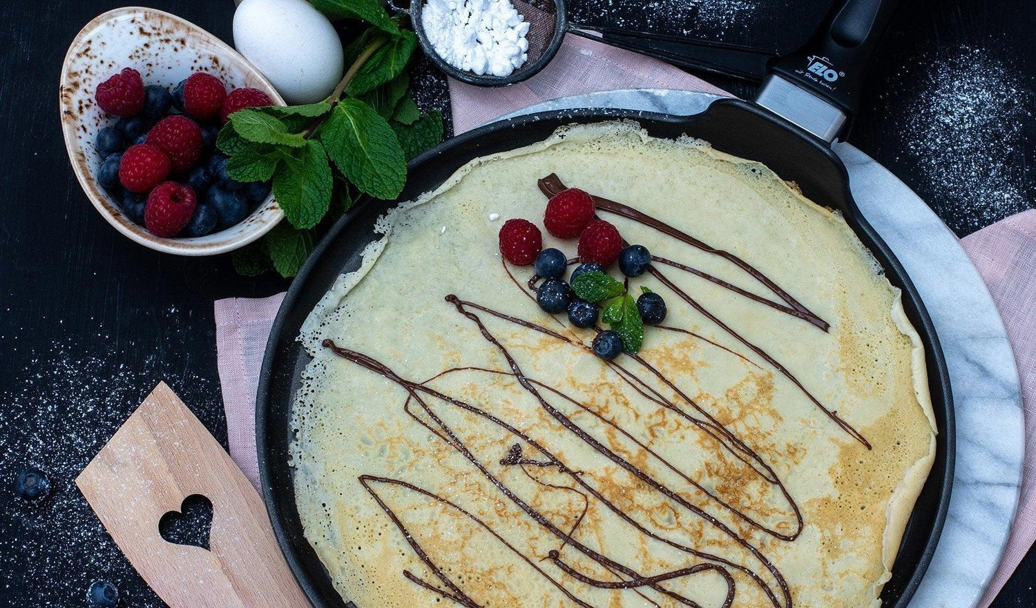 Crêpières et ustensiles pour la préparation des crêpes